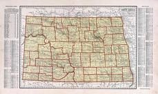 North Dakota State Map, Pembina County 1928
